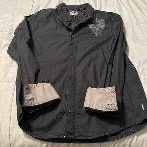 Buffalo black button down men’s size medium